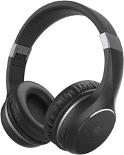 Cuffie Orecchiate Over-Ear con Cancella Rumore e Reproduzione Continua per 24 Ore - Senza Fili e Ripiegabili