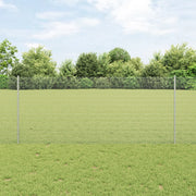 Set di Recinzione da Giardino Set di 2 Acciaio zincato