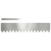 Bordura per Prato 10 pz Argento 100 x 0.05 x 20 cm CFW9268952