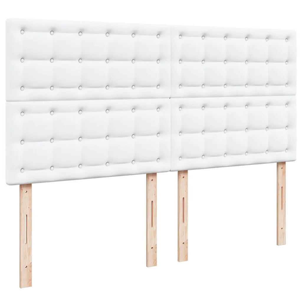 Giroletto a Molle con Materasso Bianco 200x200cm in Similpelle