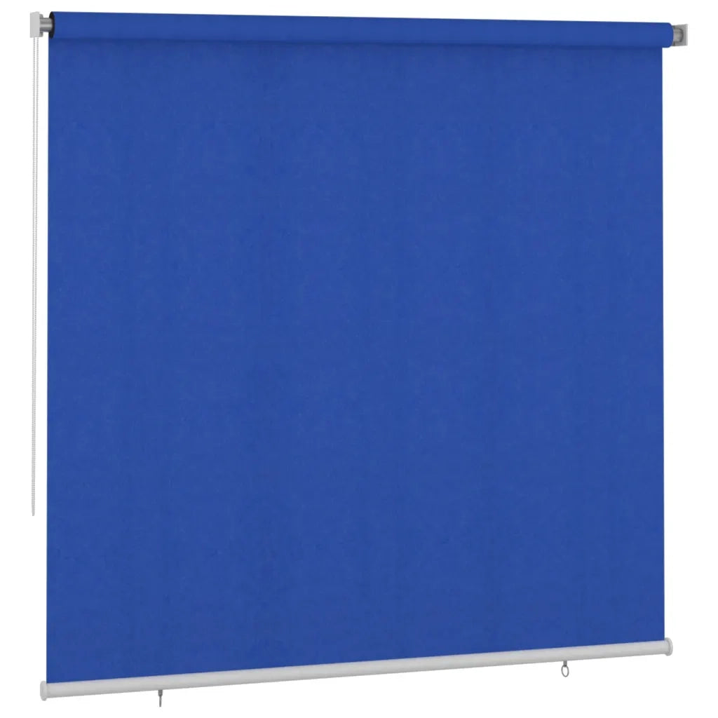 Tenda a Rullo per Esterni 240x230 cm Blu HDPE 312857