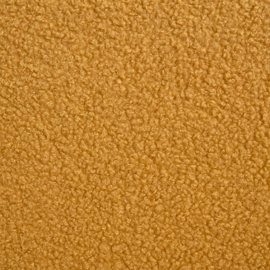 Poltrona scandinava per bambini in legno di hevea e tessuto bouclé,