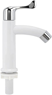 Wastafello Cieco con Design Moderno - Unico Getto - Rotante a 360 Gradi - Materiale ABS - Maniglia a 90 Gradi - Resistente all'Usura - Cieco da Bagno