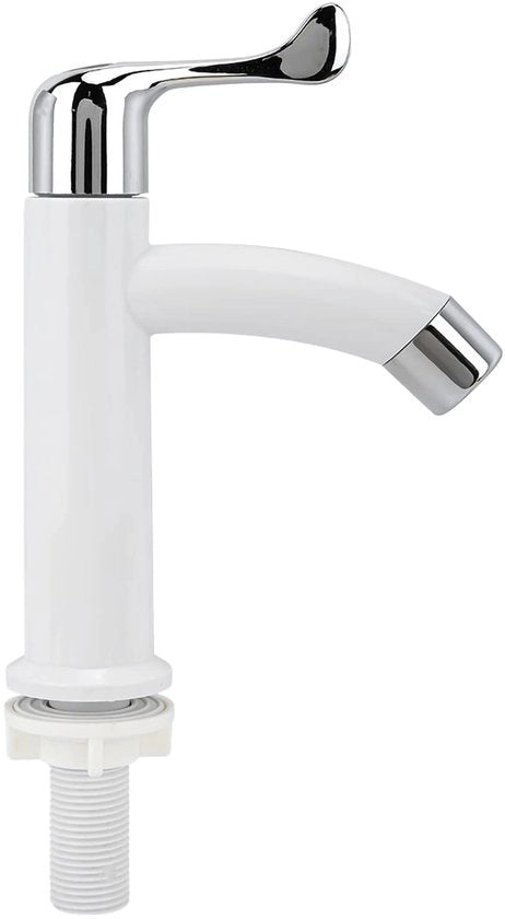 Wastafello Cieco con Design Moderno - Unico Getto - Rotante a 360 Gradi - Materiale ABS - Maniglia a 90 Gradi - Resistente all'Usura - Cieco da Bagno
