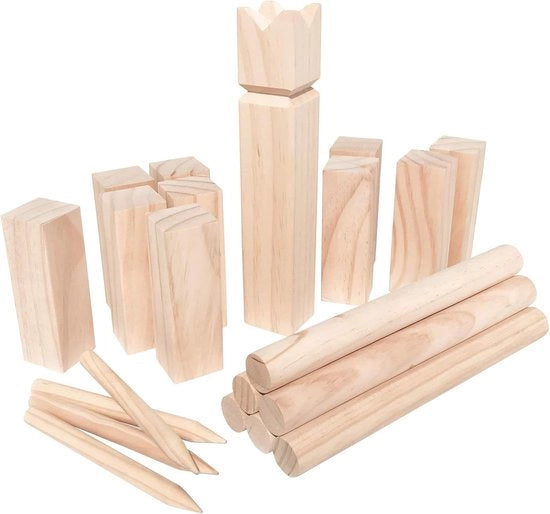 Gioco da lancio estivo - Set completo con pezzo reale e bastoni - Ideale per feste, barbecue e tempo libero - Gioco educativo e sportivo per famiglie e amici - Adatto per camping, spiaggia e parco - Gioco da esterno per tutti gli età
