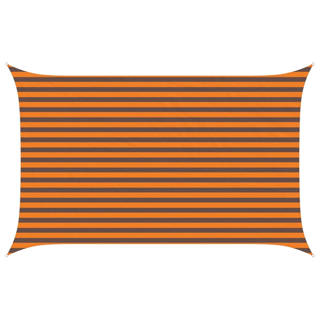 Vela da ombra solare Arancione e Marrone 4 x 2,5 m 42031039