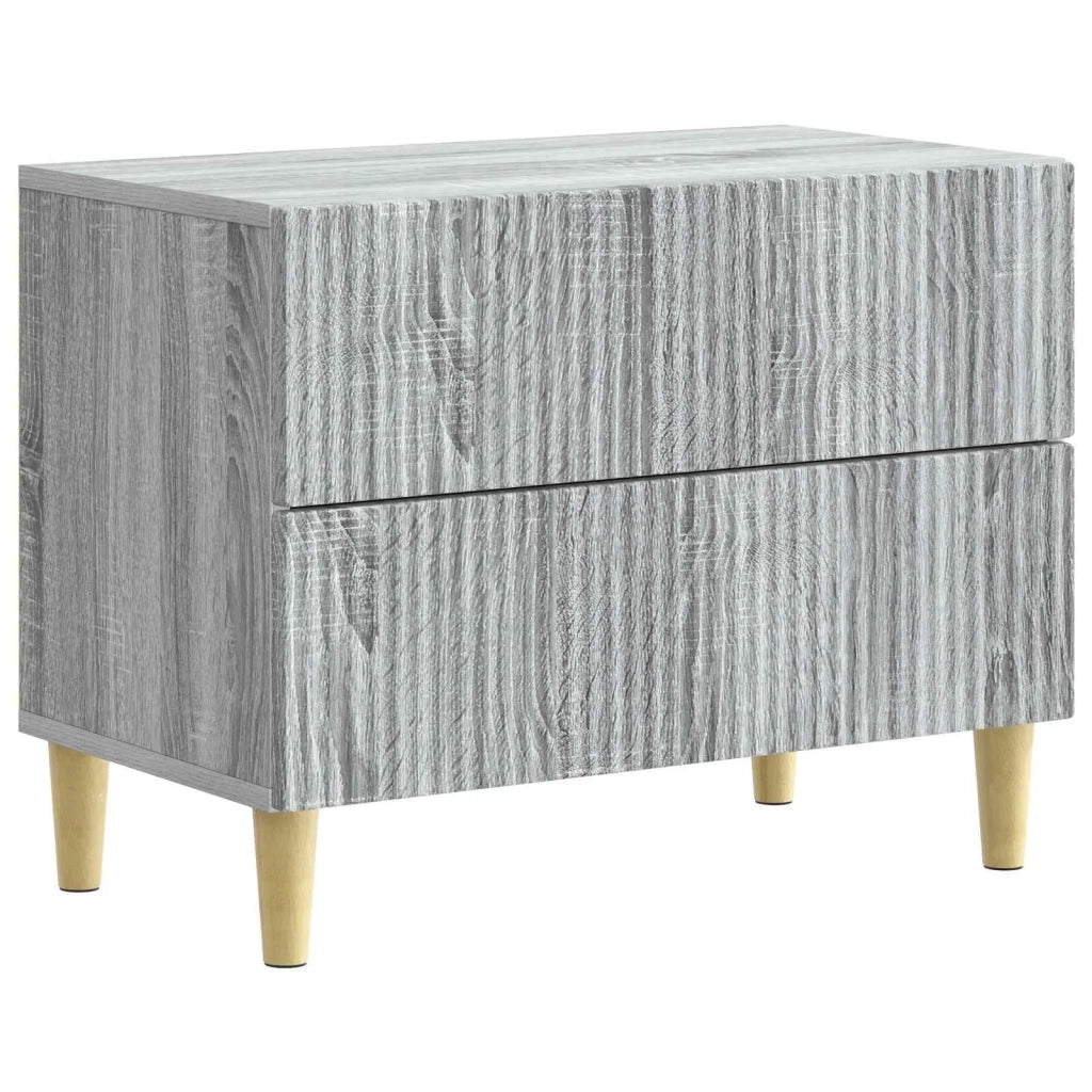 Armadio da Notte con cassetto Grigio Sonoma 62 x 34,5 x 48 cm 894551