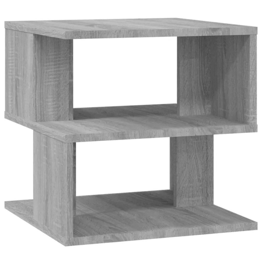 Tavolino Grigio Sonoma 40x40x40 cm in Legno Multistrato cod mxl 16628