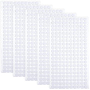 Pannelli di protezione per mobili 1000 pezzi - Punti autoadesivi - Spessore 10 mm - Schiuma EVA spessa - Protezione per mobili - Per comodini e tavoli - Rondi 10 mm - Pannelli di protezione per mobili
