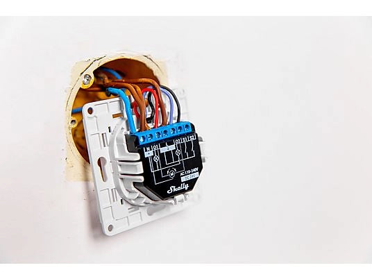 Shelly 2PM PLUS x4 - Relè wifi e Bluetooth a 2 canali. Automatizzazione di Tende. Tapparelle. Controllo consumi. Confezione da 4