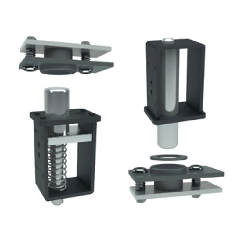 KIT LATO CARDINE E PIASTRE 913 P/CANCELLO 30X40 MM