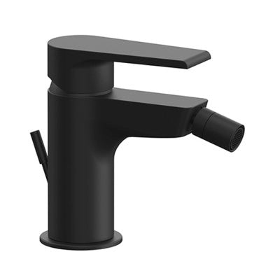 Set miscelatori lavabo alto e bidet nero opaco Mariani serie Artic