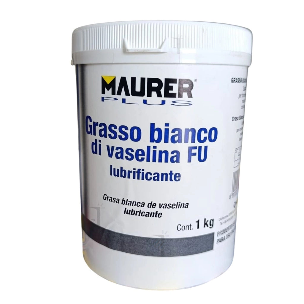 Grasso Bianco Vaselina 1 kg Lubrificante Cerniere Serrature Macchine