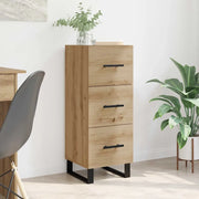 Credenza con Cassetto-Buffet-Armadio da cucina Rovere artigianale 34,5 x 34 x 90 cm