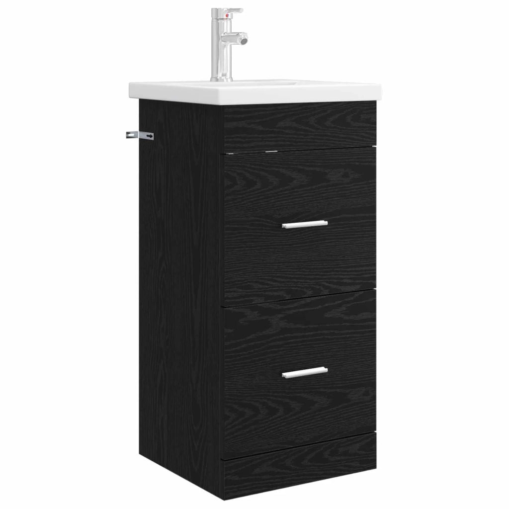 Mobile da bagno con lavabo Rovere Nero 42 x 40 x 84,5 cm 890697