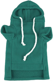 Pullover per animali domestici con cappuccio - materiale sintetico - progettato per essere morbido e soffice - design accattivante