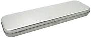 Pennenhouder metallico per scuola - 21 x 6 cm