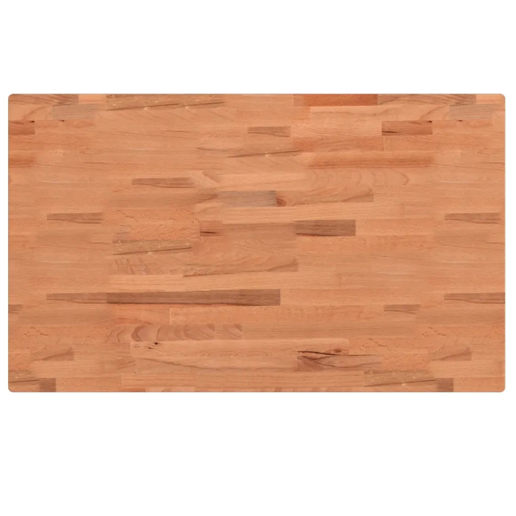 Piano Tavolo | Superficie Tavolo | Piano Scrivania 100x60x4cm Rettangolare Legno Massello di Faggio