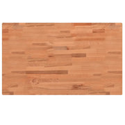 Piano Tavolo | Superficie Tavolo | Piano Scrivania 100x60x4cm Rettangolare Legno Massello di Faggio