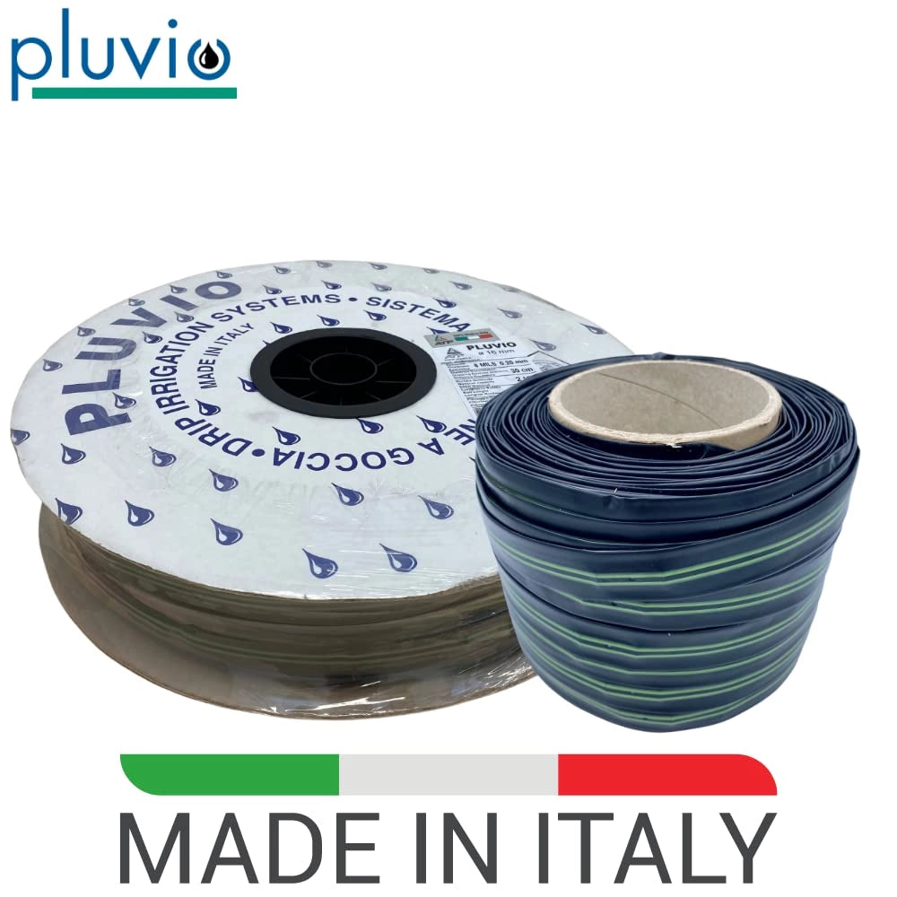 Manichetta Gocciolante Pluvio Distanza Gocciolatori 20 Cm, Rotoli da 100 m
