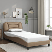 Giroletto senza Materasso Hvar Cappuccino 90x190 cm in Similpelle 3207971