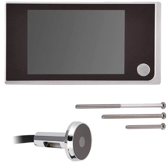 Sicurezza Casa - Visore Digitale - Immagine HD - Sicurezza Casa - 3,5 Pollici LCD - Occhio Elettronico - Sicurezza - Facile da Installare
