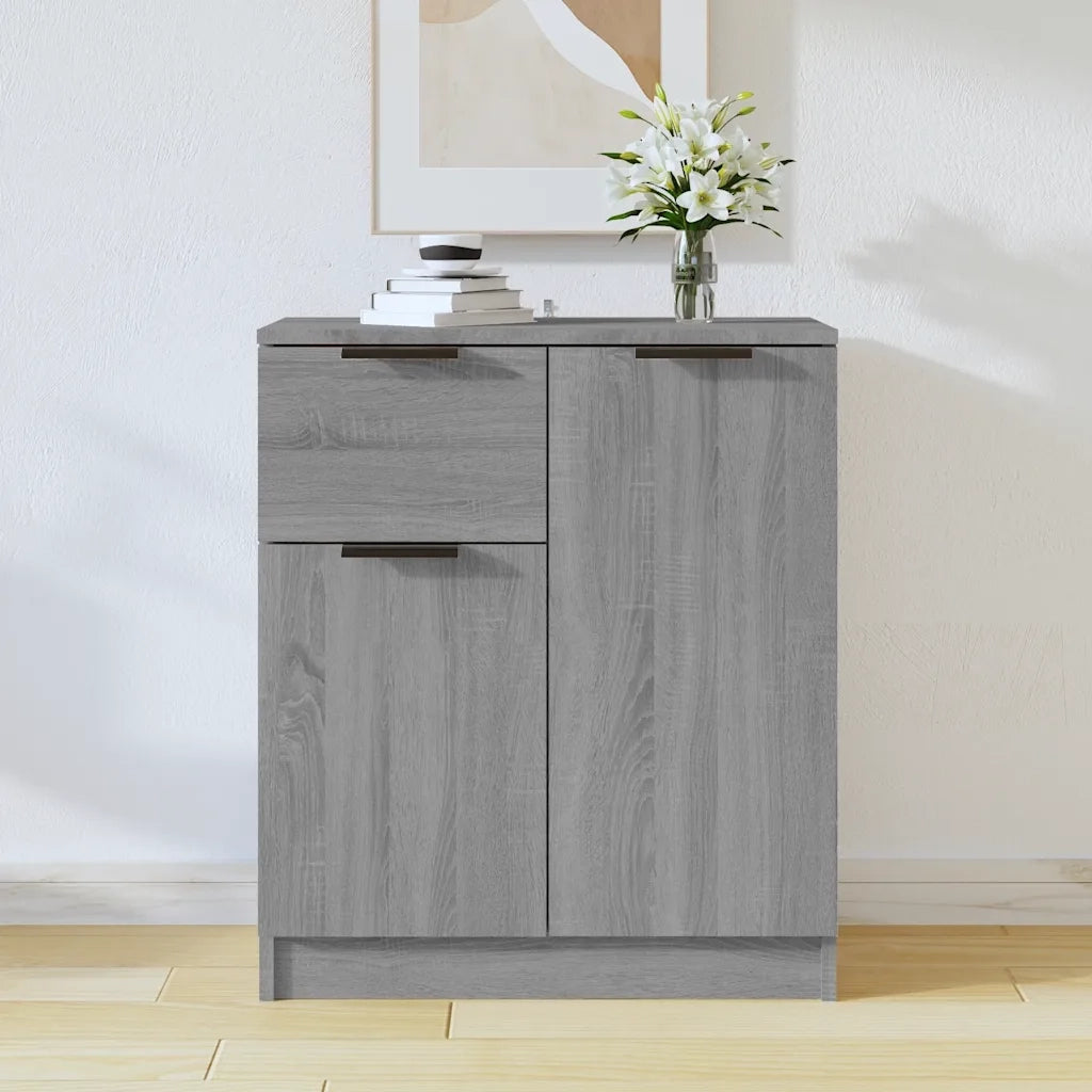 Credenza-Buffet-Armadio da cucina Grigio Sonoma 60x30x70 cm in Legno tecnico 956221