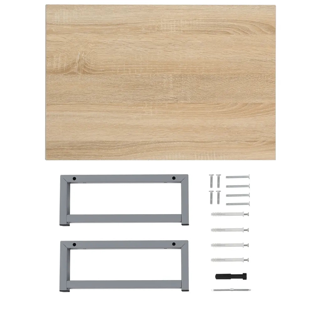 vidaXL Mobili da Bagno Rovere 60x40x16,3 cm