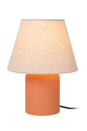 Lampada da tavolo MACIA terracotta lino 1xE14 Lucide