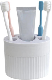 Sostegno per spazzolino da denti, supporto per spazzolino da denti e dentifricio (bianco, 1 pezzo)