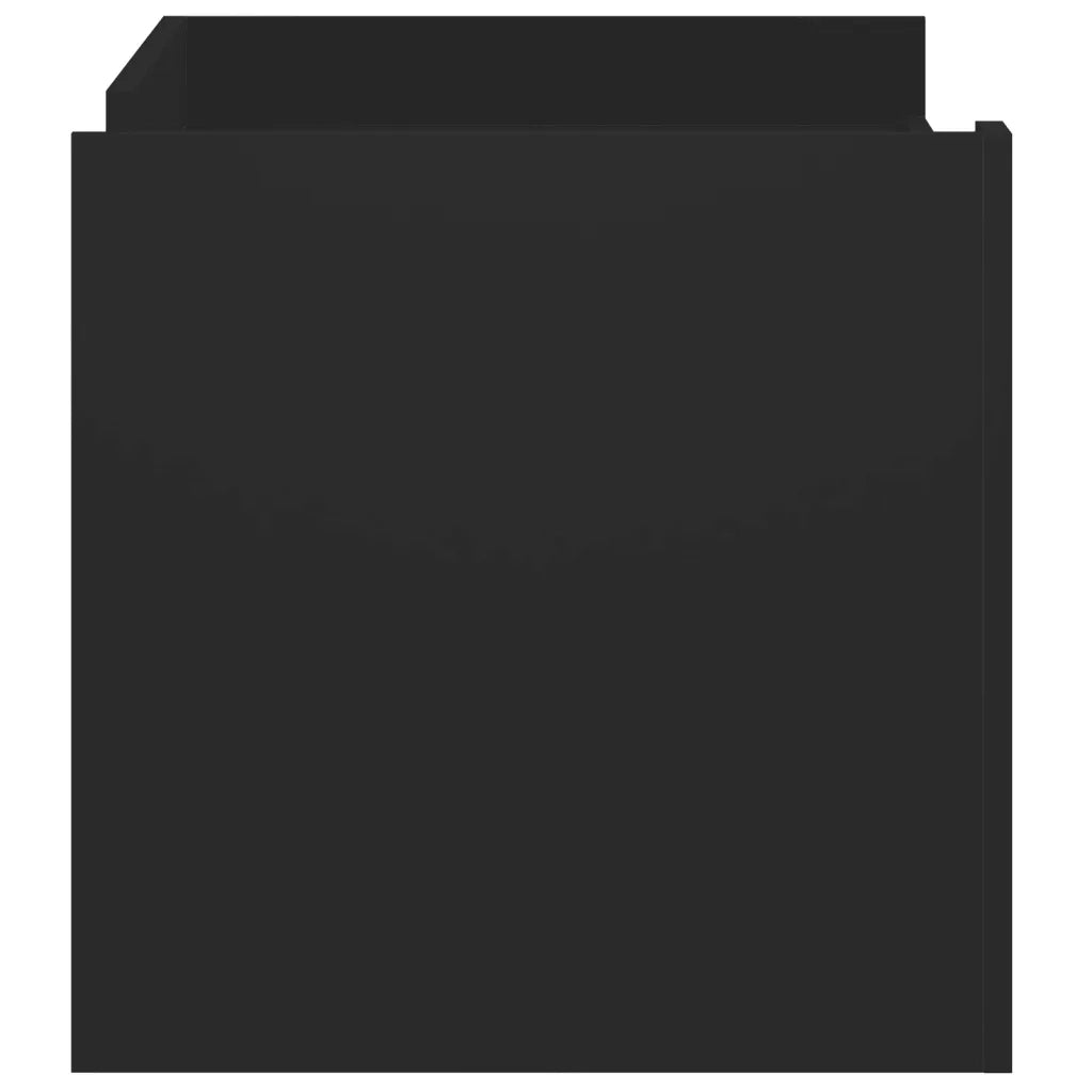 vidaXL Tavolino da Salotto Nero 100x50x50 cm Legno Multistrato