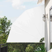 Schermo di Privacy per Balcone Bianco 210 x 210 cm Poliestere 42000939