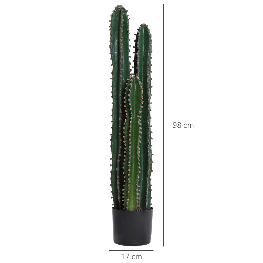 Pianta artificiale cactus grande realismo ¨C zephmum ¨C verde ? 17x98 cm