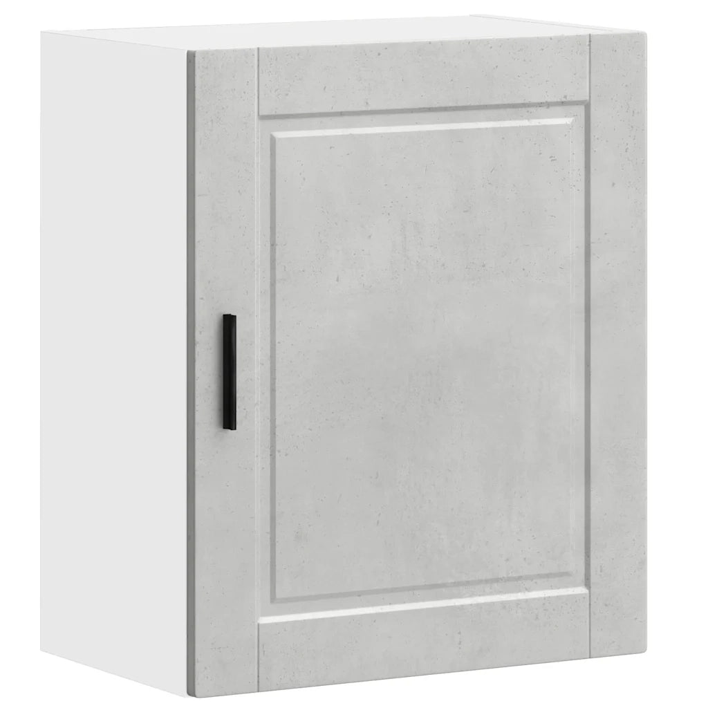 Pensile da Cucina-Mobile Cucina da Parete Porto Grigio Cemento in Legno Multistrato 260005