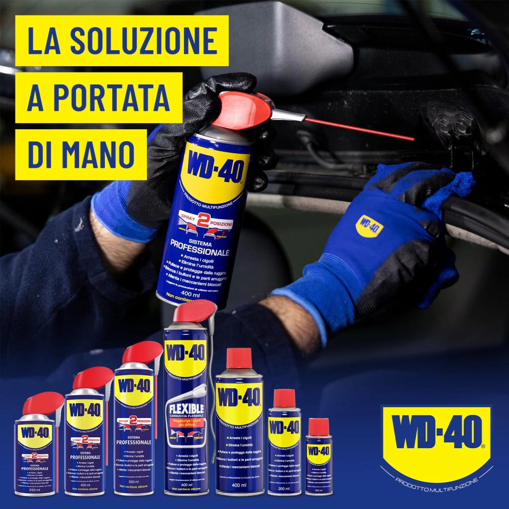 Sbloccante Spray Box Wd 40 Doppia Posizione 6 Pezzi 500 ml