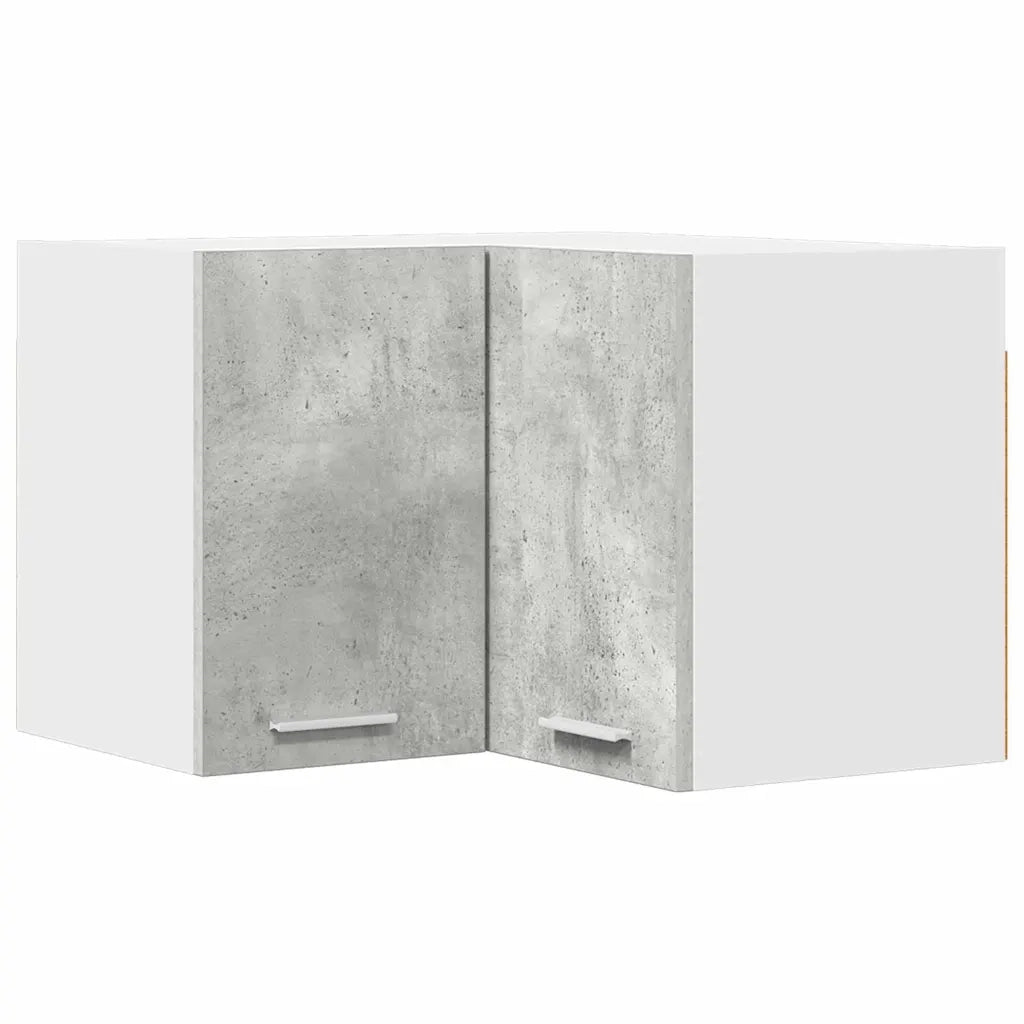 Armadio pensile Grigio Cemento e Bianco 57 x 57 x 40 cm