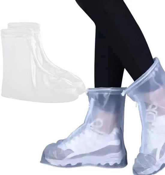 Scarpe per la Pioggia e la Neve - Impermeabili - Realizzate con Silicone - Antiscivolo - Leggere - Mod. Regenlaarzen