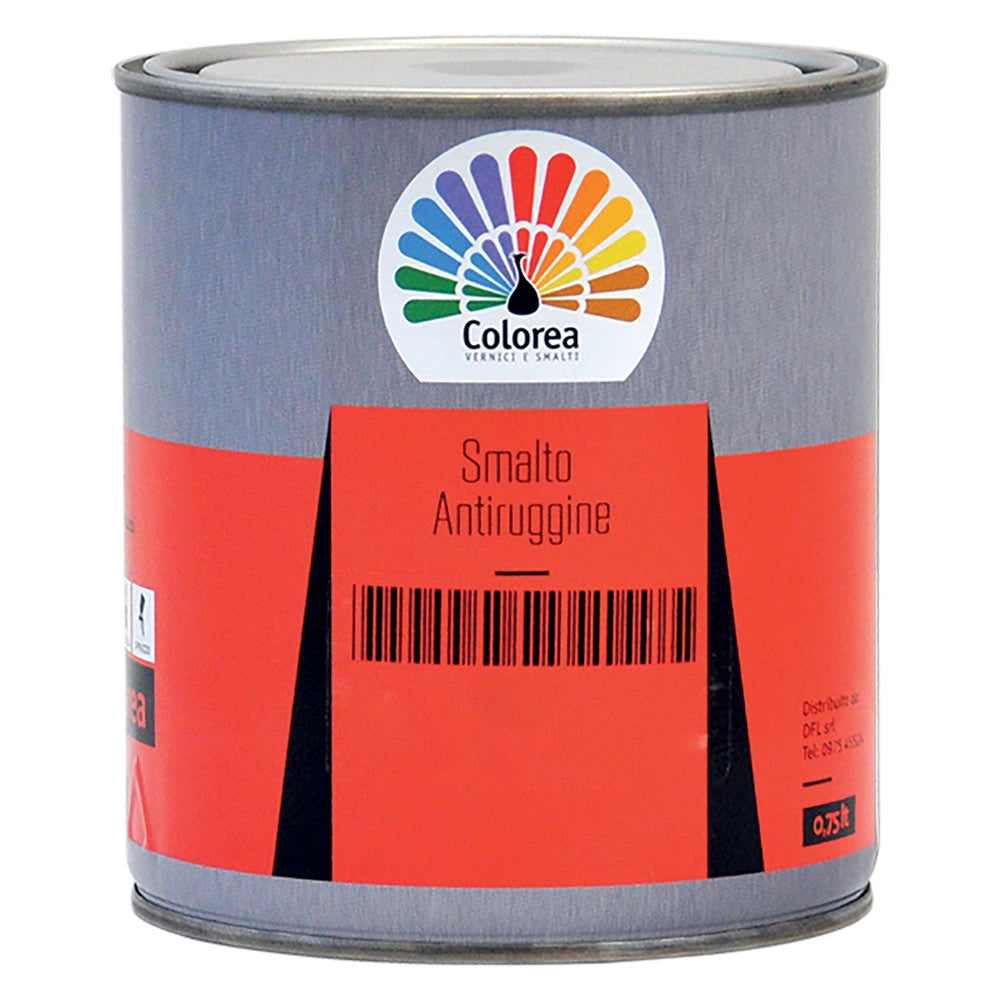 SMALTO ANTIRUGGINE 'COLOREA' Lt. 2,5   Grigio argento- 2 pezzi  - COLOREA