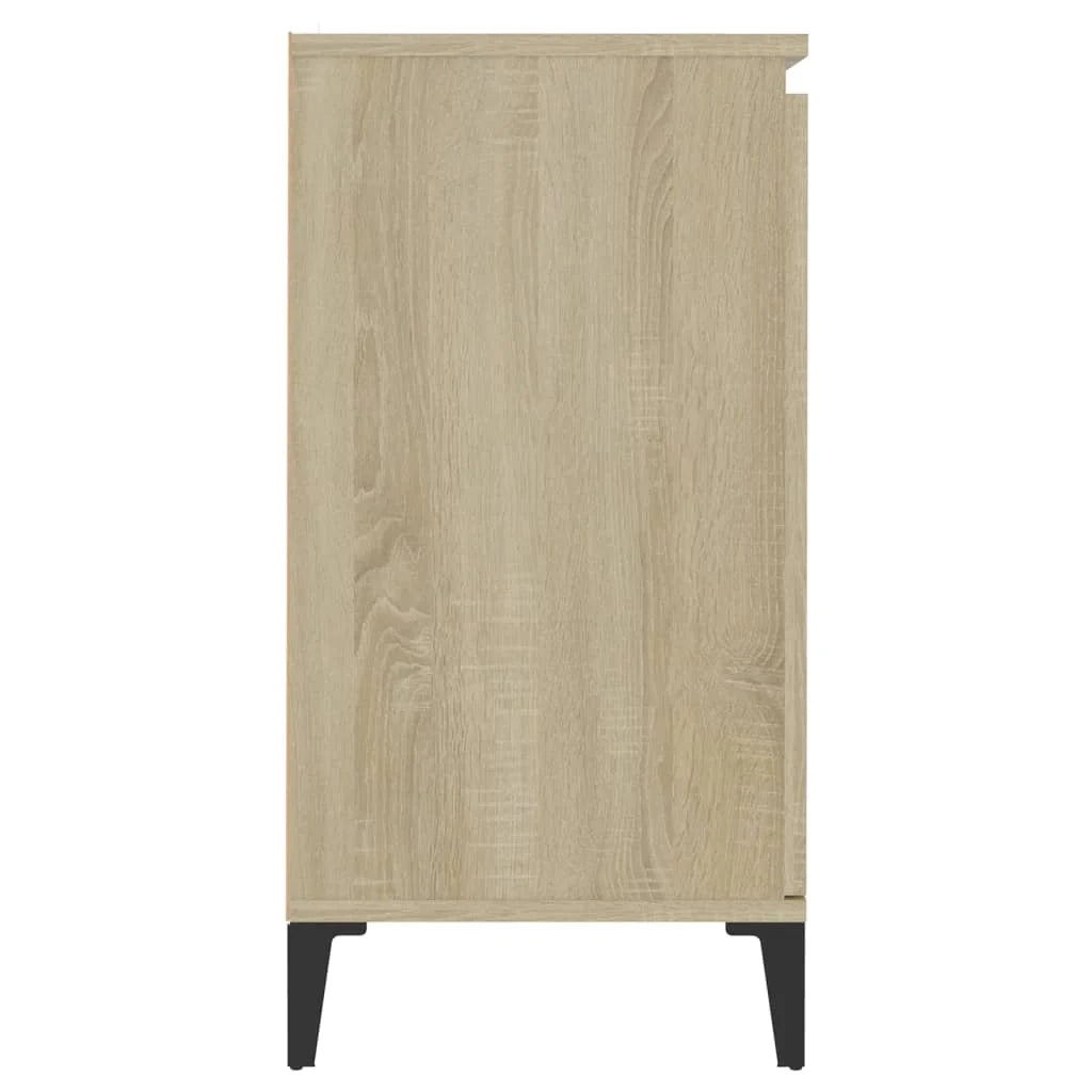 Buffet credenza cassettiera armadio mobile contenitore organizer cucina soggiorno rovere Sonoma 60 x 35 x 70 cm legno ingegnerizzato marrone 02_0031607