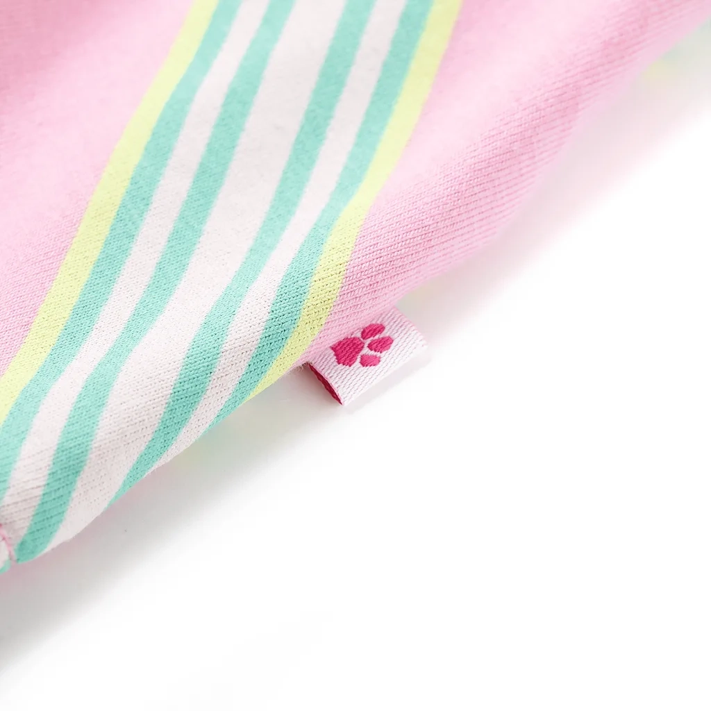 Abito da Bambina con Coulisse Senza Maniche Rosa 128 11172