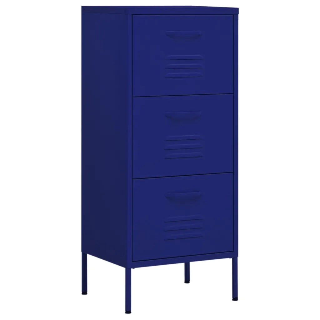 Armadietto Blu Marino 42,5x35x101,5 cm in Acciaio