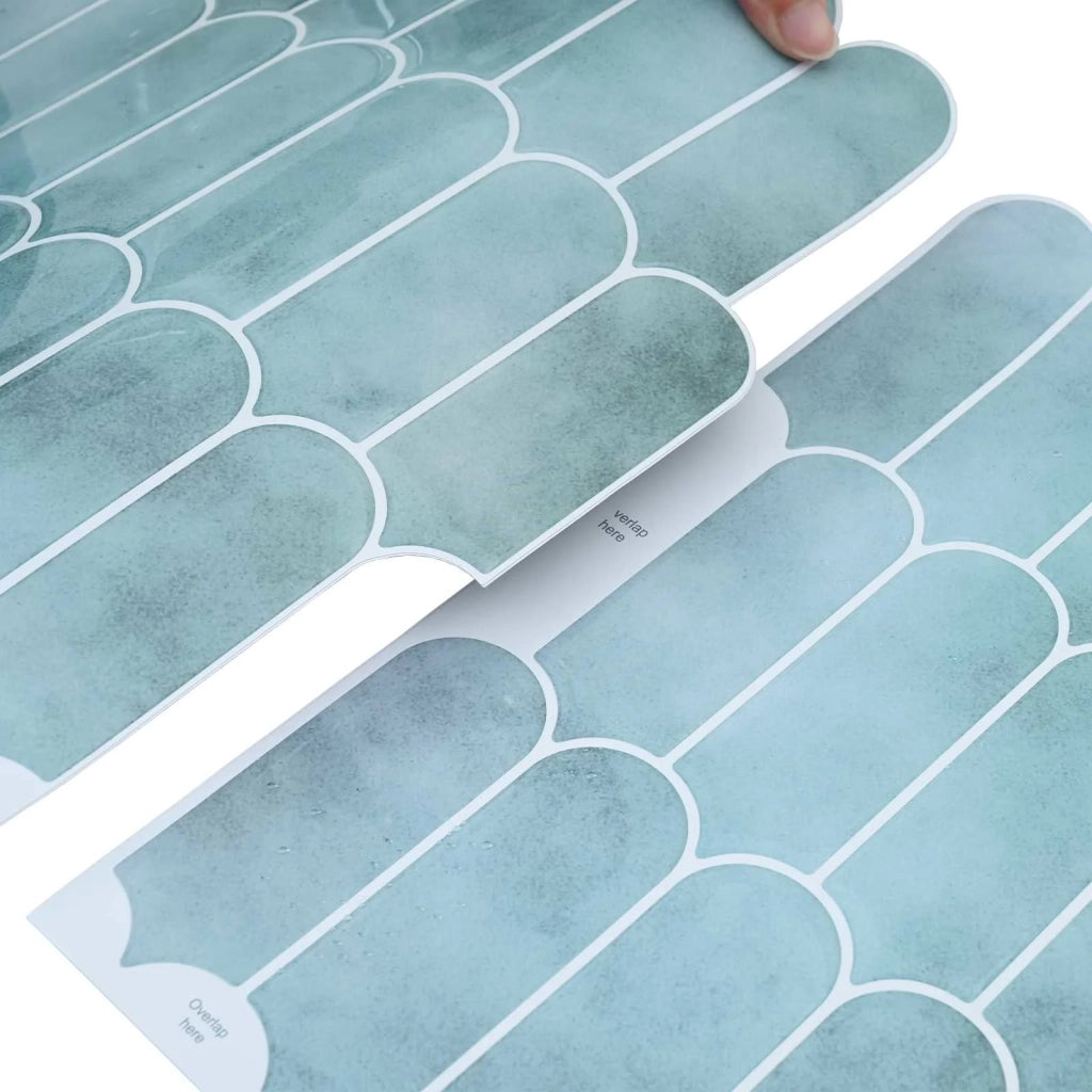 Piastrella Piuma 20 pcs Verde 30 x 30 cm Poliuretano e PET