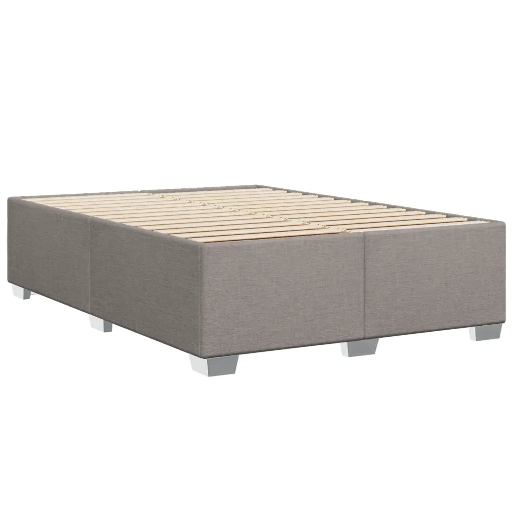 vidaXL Giroletto senza Materasso Tortora 140x200 cm in Tessuto