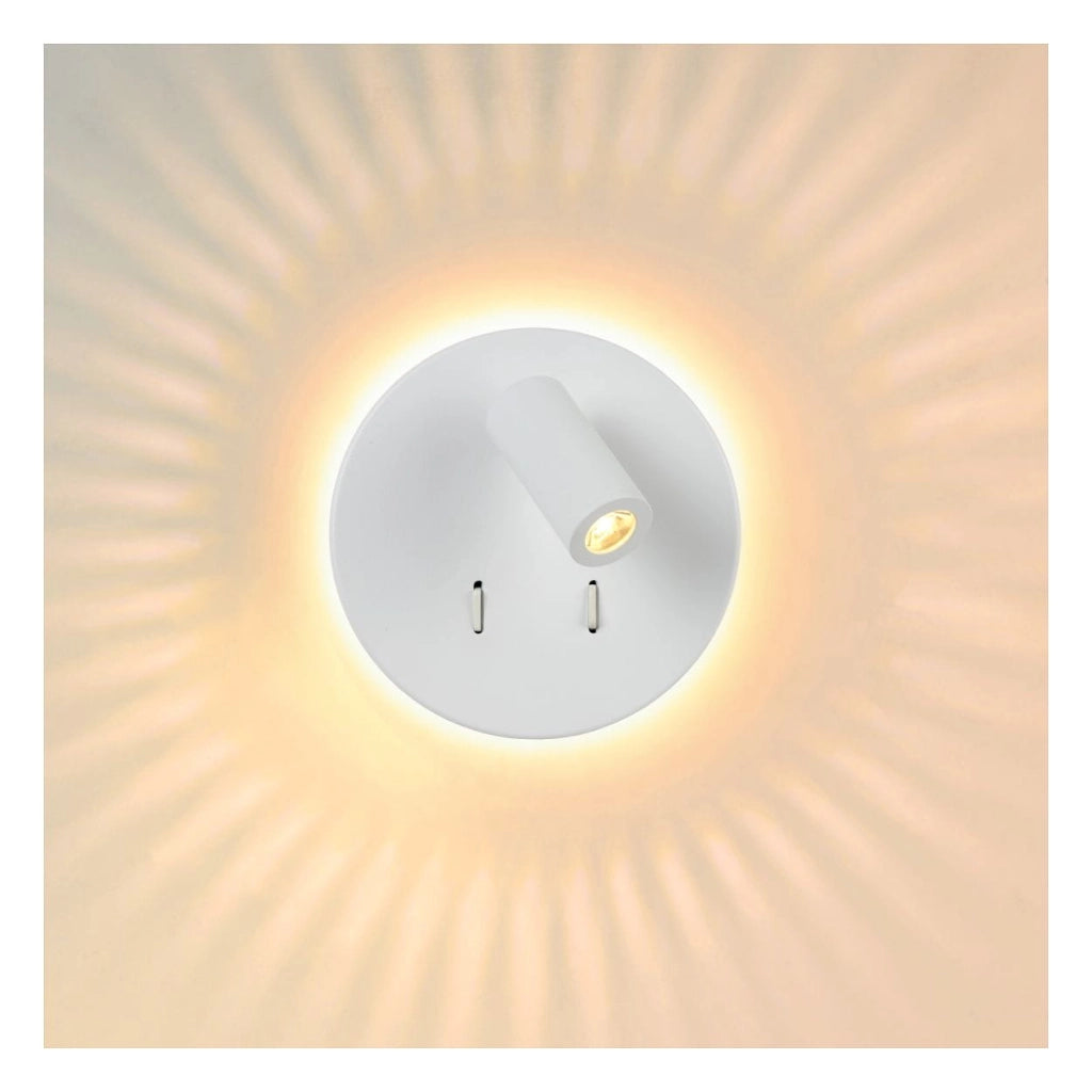 Lucide Bentjer applique bianca LED 6W 3000K IP20 metallo