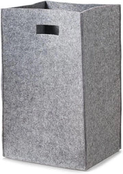 Wasverzamelaar di tessuto velluto grigio 35 x 30 x 55 cm - 14265