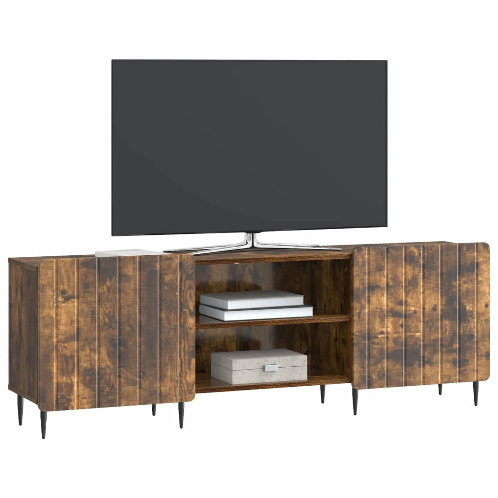 Mobile TV Rovere Fumo 150 x 31 x 52 cm Legno ingegnerizzato 894460