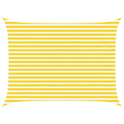 Vela Parasole | Telo Ombra | Vela da ombra solare Giallo e Bianco 4 ¡Á 3 m