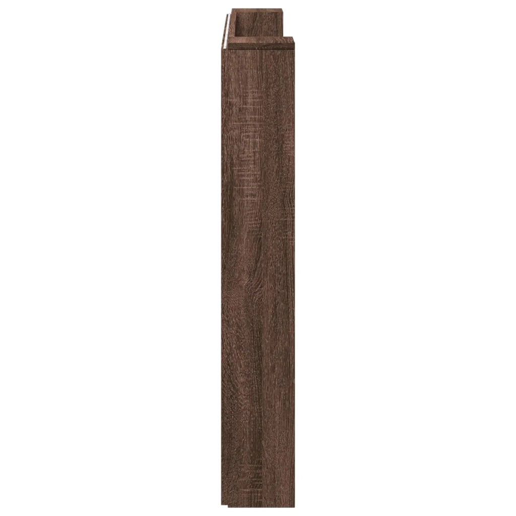 Testiera | Testata Rovere Marrone 140 x 16,5 x 103,5 cm Legno multistrato