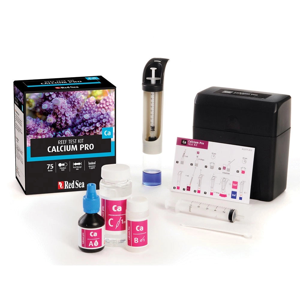 Red Sea Calcium Pro Test Kit - Test per la Misurazione del Calcio - 75 misurazioni