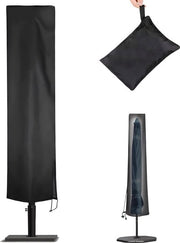 Parasole per Ombrelli - Ombrelli per Ombrelli in Piedi - 190×50×30cm - Impermeabile - Oxford 210D - Resistente al Tempo Robusto - Con Cerniera, Corda di Trasporto e Sacchetto di Ripiegamento - per Giardino, Spiaggia, Balcone - Nero